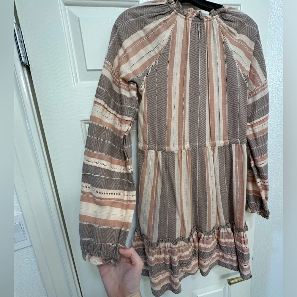 Veronica Beard Danica Printed Mini Cotton Dress - Picture 3 of 4